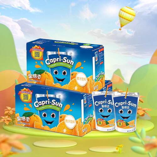 capri-sun儿童果汁饮料草莓猕猴桃味10袋200ml整箱批特价 - 图2