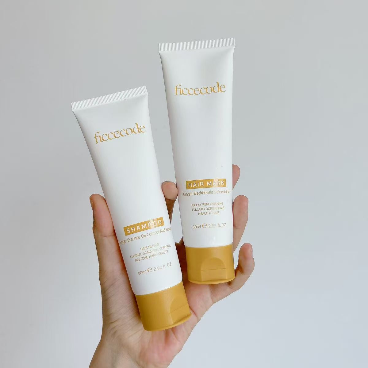 菲诗蔻生姜巴毫丰盈洗发水顺手买1件女控油蓬松体验装便携装80ml - 图1