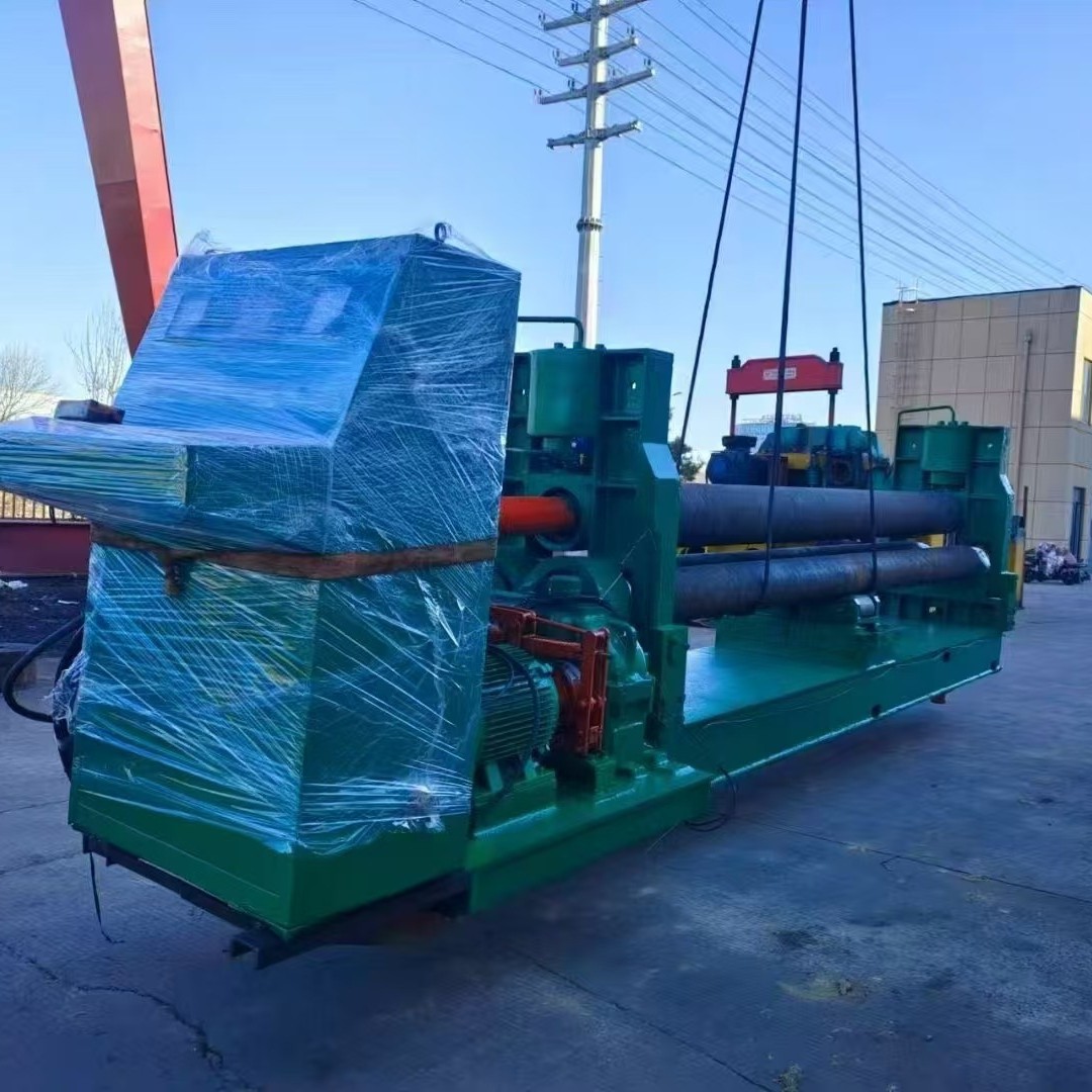 8*4000液压卷板机 已保养完毕 接电可用 可租可售废铁价 - 图0