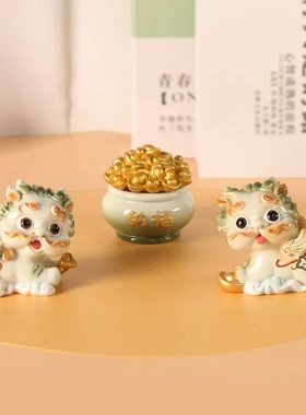 新款可爱貔貅树脂工艺品摆件