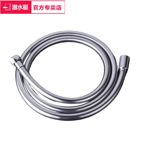 潜水艇洗澡淋浴房浴室手持花洒喷头不锈钢金属管进水管软管水管子 - 图3