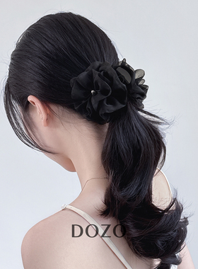 DOZO抓夹真丝仙女风百搭发饰日常