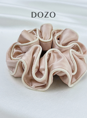 DOZO真丝大肠发圈女甜美百搭新款