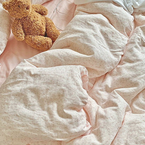 母婴级A类全棉双层纱纯棉亲肤床单学生宿舍单人儿童床床笠被套 - 图2