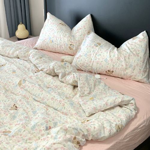 母婴级A类全棉双层纱纯棉亲肤床单学生宿舍单人儿童床床笠被套 - 图3