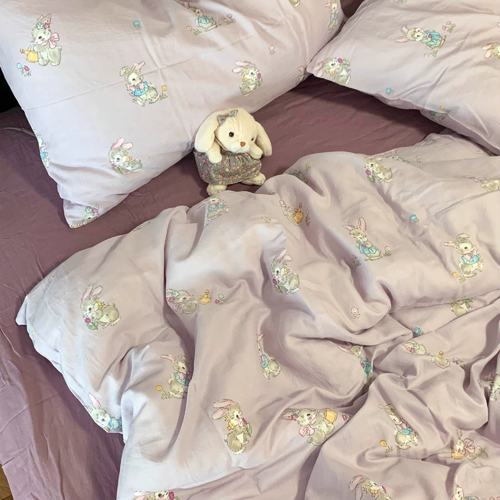 母婴级A类全棉双层纱纯棉亲肤床单学生宿舍单人儿童床床笠被套 - 图0