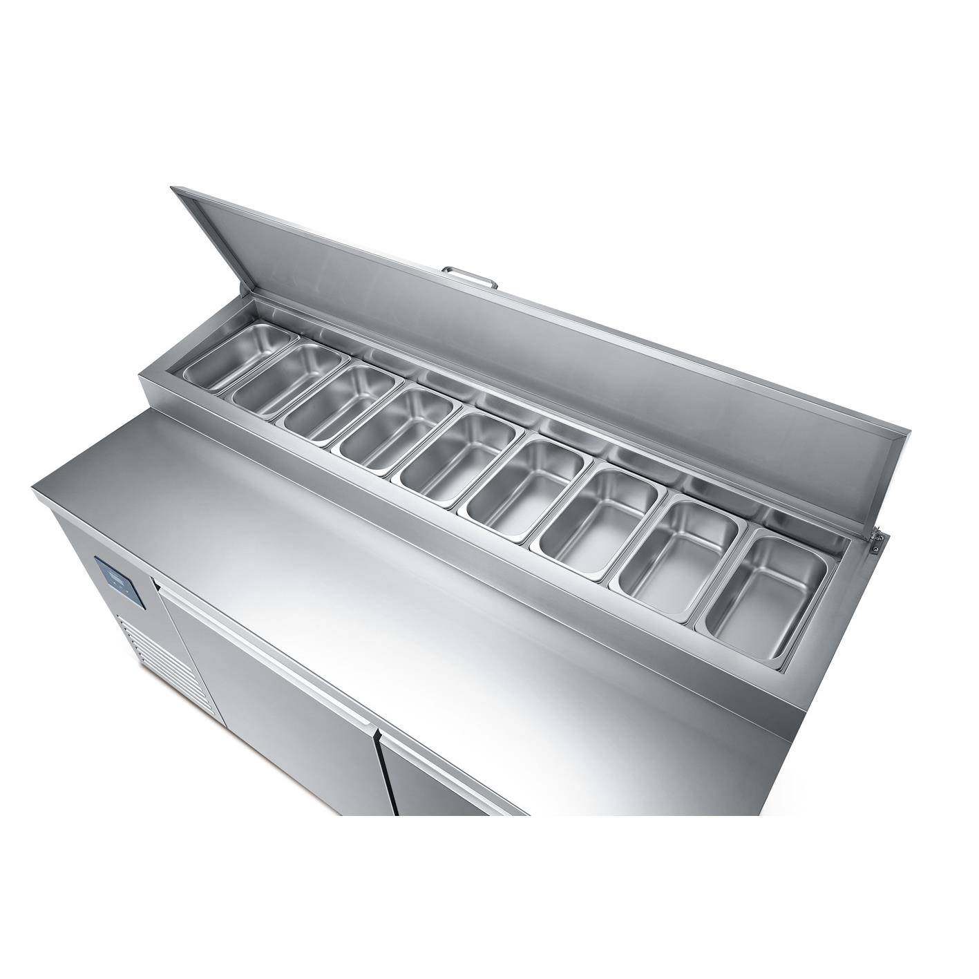 不锈钢披萨柜冷藏操作台撒料三文治沙拉柜风冷无霜商用设备,淘宝优惠券,粉丝福利购,淘宝优惠卷