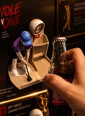 高尔夫啤酒开瓶器3D打印玩具