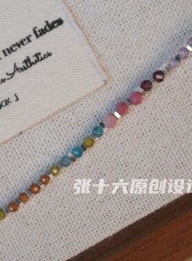 张十六钛钢原创手工复古锁骨链