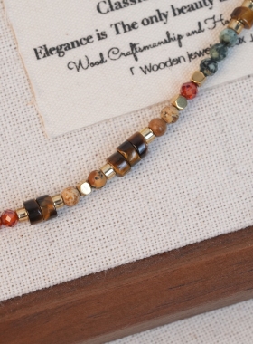 百搭轻奢气质中古轻奢锁骨毛衣链