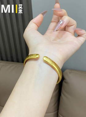 古法莲花心经开口传承手镯