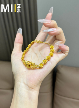 百花盛放时尚轻奢手链