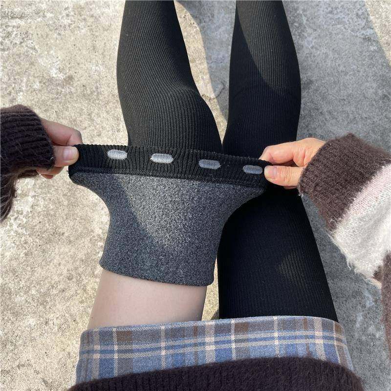 美拉德过膝袜子秋冬加绒加厚长筒袜加长高筒袜套女冬季保暖大腿袜,淘宝优惠券,粉丝福利购,淘宝优惠卷