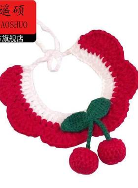 猫咪新年装饰猫咪新年衣服喜庆秋冬装马年猫猫小猫宠物猫围脖狗狗