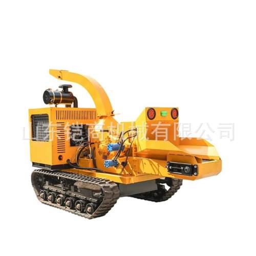 树枝粉碎机果园林枝干湿两用小型移动式玉米秸秆木材破碎机多功能 - 图3