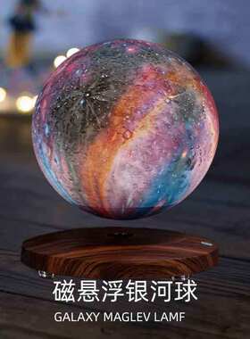 双发光磁悬浮展示台自动旋转手办桌搭展示架男孩玩具性价比