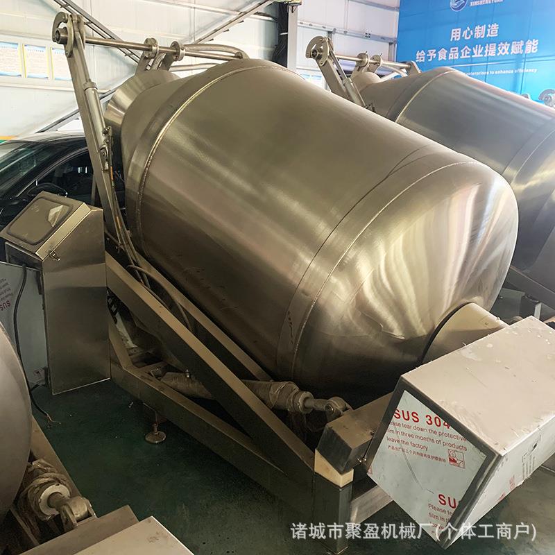 牛羊肉腊肉真空腌制机全自动液压滚揉机肉串加工酱卤肉真空滚揉机 - 图2