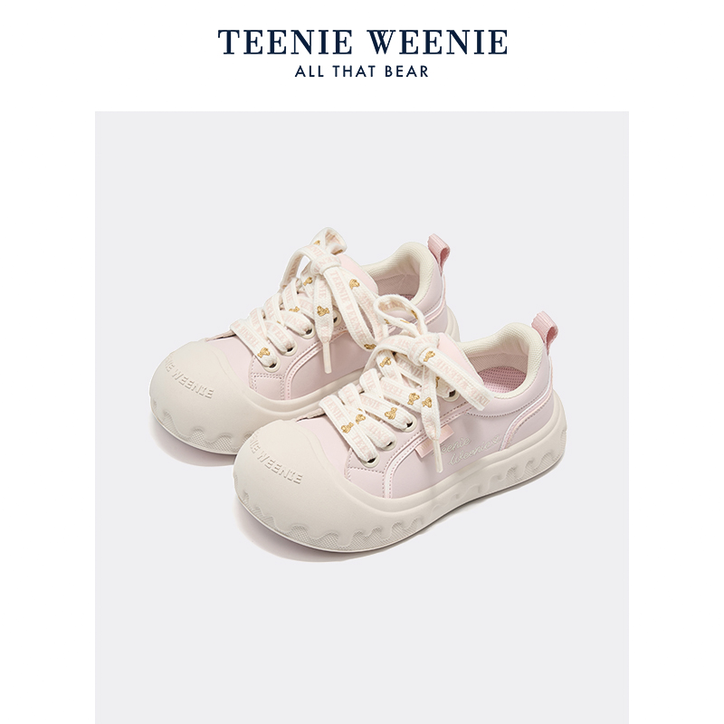Teenie Weenie小熊板鞋女休闲饼干鞋厚底冬季新款亲子鞋童鞋运动,淘宝优惠券,粉丝福利购,淘宝优惠卷