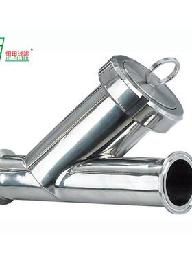 定制加工不锈钢法兰Y型过滤器 直通管道式Y型过滤器 Y型过滤器