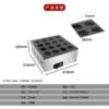 Jiahang wheel cake machine commercial egg burger machine gas stall 12 holes 16 holes electric hot cake machine red bean cake machine