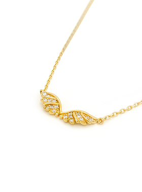 「天使的羽翼」ChooSweet纯银项链女款轻奢小众设计高级感锁骨链