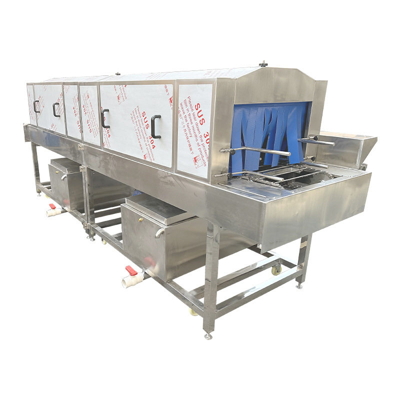 食堂餐盘全自动清洗机 物流筐鸡笼清洗设备  塑料筐去油污洗筐机,淘宝优惠券,粉丝福利购,淘宝优惠卷