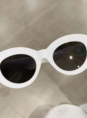 Ins Popular Shades Retro Thick Frame Oversized Sunglasses fo