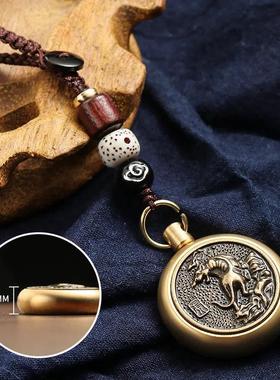 转钱十二生肖守护神本命佛吊坠钥匙扣挂件虚空藏菩萨属虎普贤文殊