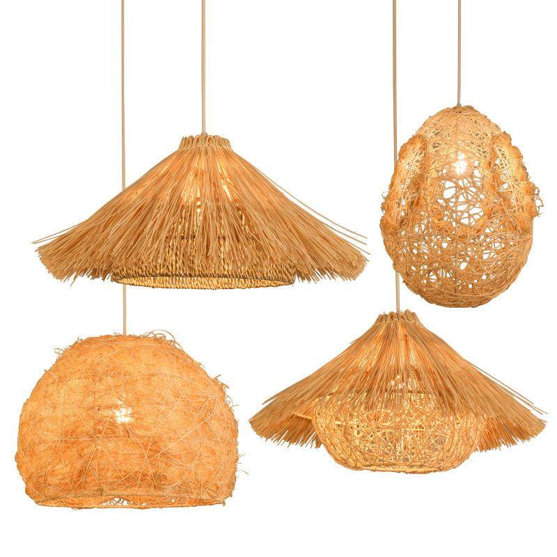 简约鸟巢房子手工竹编创意东南亚农家乐特色餐厅民宿客栈藤艺吊灯,淘宝优惠券,粉丝福利购,淘宝优惠卷