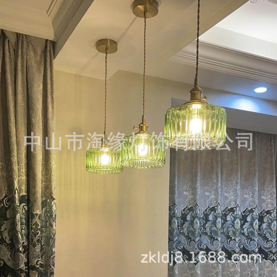 日式复古简约黄铜玻璃个性创意北欧民宿餐厅床头吧台玄关阳台吊灯,淘宝优惠券,粉丝福利购,淘宝优惠卷