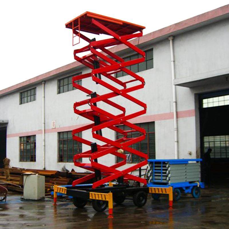 工厂便携高空载人平台四轮液压电动升降机剪叉式高空作业平台,淘宝优惠券,粉丝福利购,淘宝优惠卷