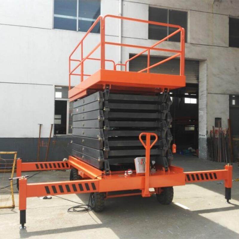 工厂便携高空载人平台四轮液压电动升降机剪叉式高空作业平台,淘宝优惠券,粉丝福利购,淘宝优惠卷