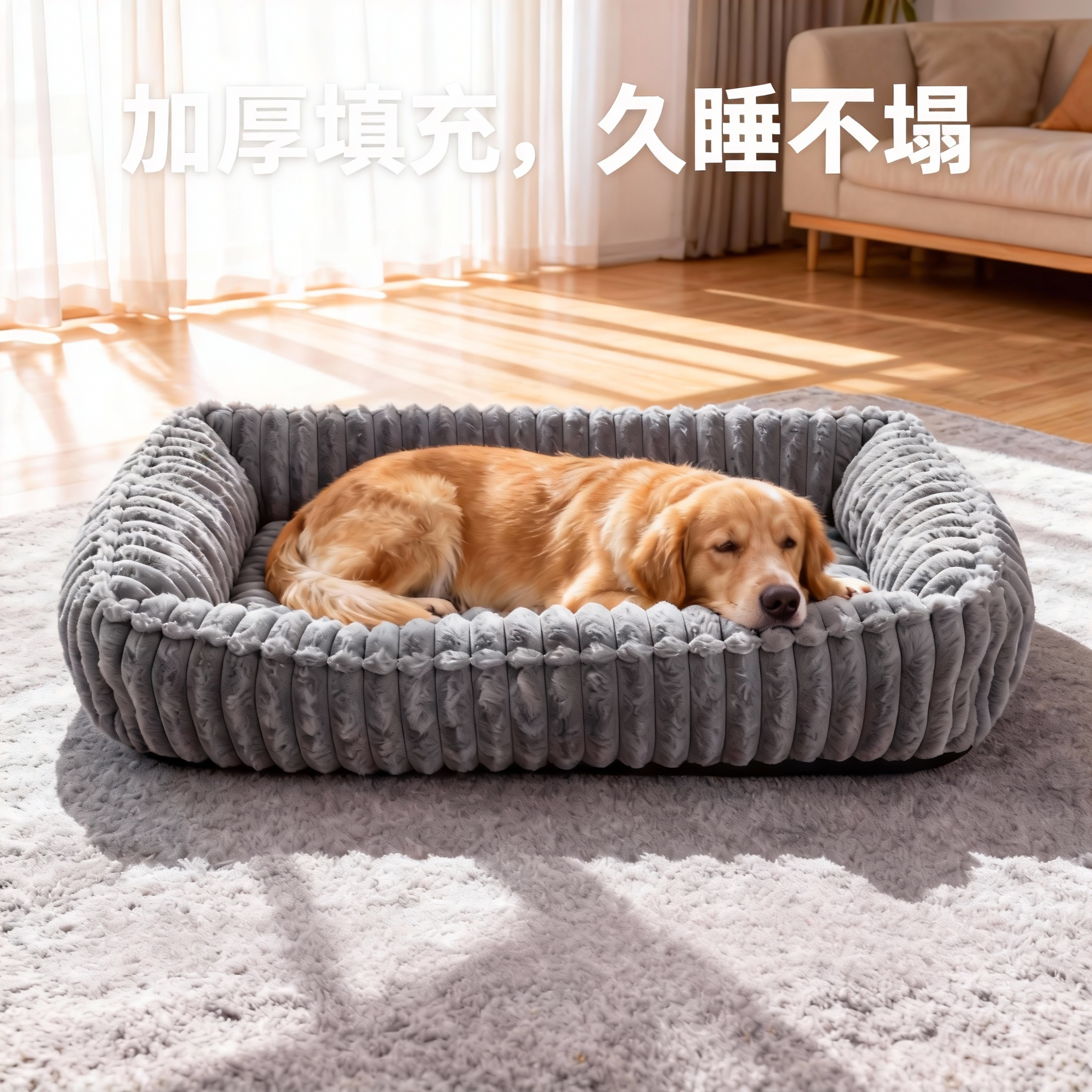 宠物窝冬季加厚保暖柔软中小大型犬狗窝狗床猫咪垫子睡窝宠物用品,淘宝优惠券,粉丝福利购,淘宝优惠卷