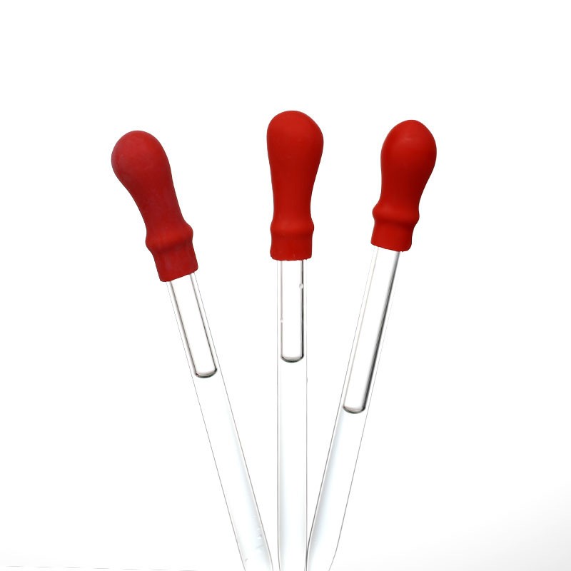 玻璃刻度滴管0.5ml1ml2ml3ml 5ml10ml玻璃移液滴管胶头滴管吸管 - 图1