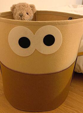 【新家的一百个快递】大眼睛零食收纳桶家居装饰摆件衣服篓脏衣篮