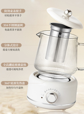 养生壶礼品电热杯烧水煮茶器办公室多功能迷你花茶壶送礼