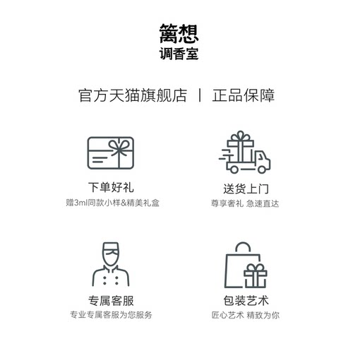 篱想调香室小众高级木质调香水女士礼盒装男持久留香节日约会送礼 - 图3