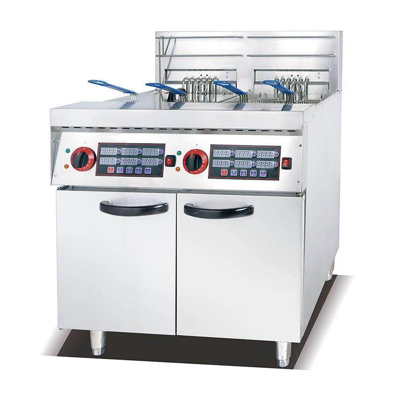 立式单缸双缸电炸炉跨境商用28L大容量电炸炉厂家直销带滤油槽,淘宝优惠券,粉丝福利购,淘宝优惠卷