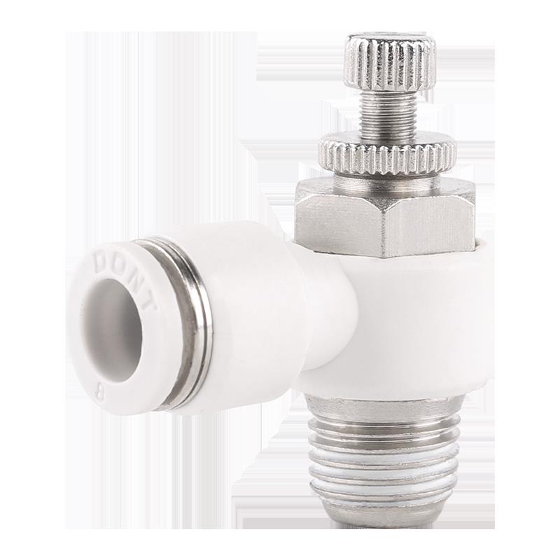 气动调速接头SL4/6/8/10-01/02/03/04/M5气管快插接头气缸节流阀 - 图3