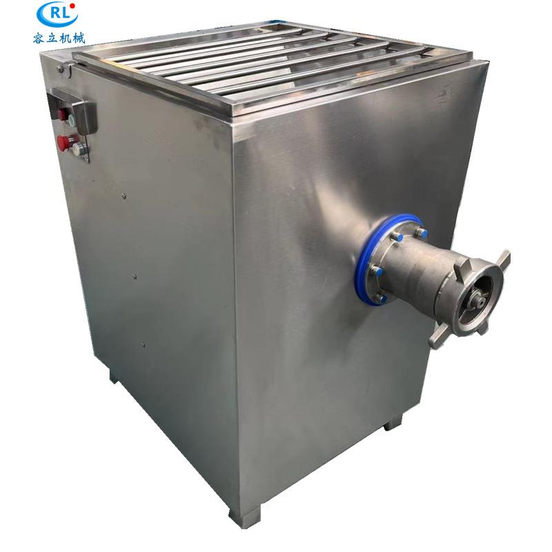 冻猪肉盘绞肉机立式牛肉驴肉绞碎机器全自动鸡腿肉琵琶肉绞泥机 - 图3