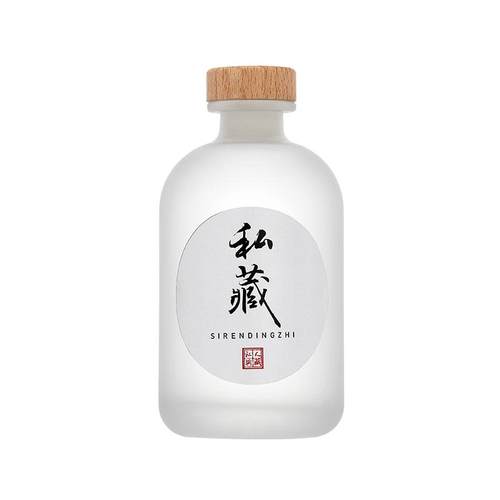 透明磨砂蒙砂玻璃瓶果酒瓶空酒瓶密封白酒瓶洋酒瓶饮料瓶木塞包邮 - 图3