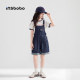 ຊຸດເດັກນ້ອຍ INSbobo denim overalls suit