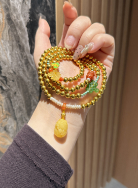 金包银平安貔貅项链可DIY