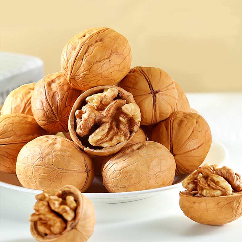 坚芽乐新疆薄皮核桃新货正宗阿克苏原味生核桃官方旗舰店孕妇零食