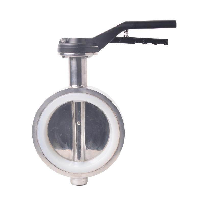 304不锈钢鸭嘴对夹蝶阀卫生级手动广式涡轮法兰对夹D71X-16P-DN50,淘宝优惠券,粉丝福利购,淘宝优惠卷