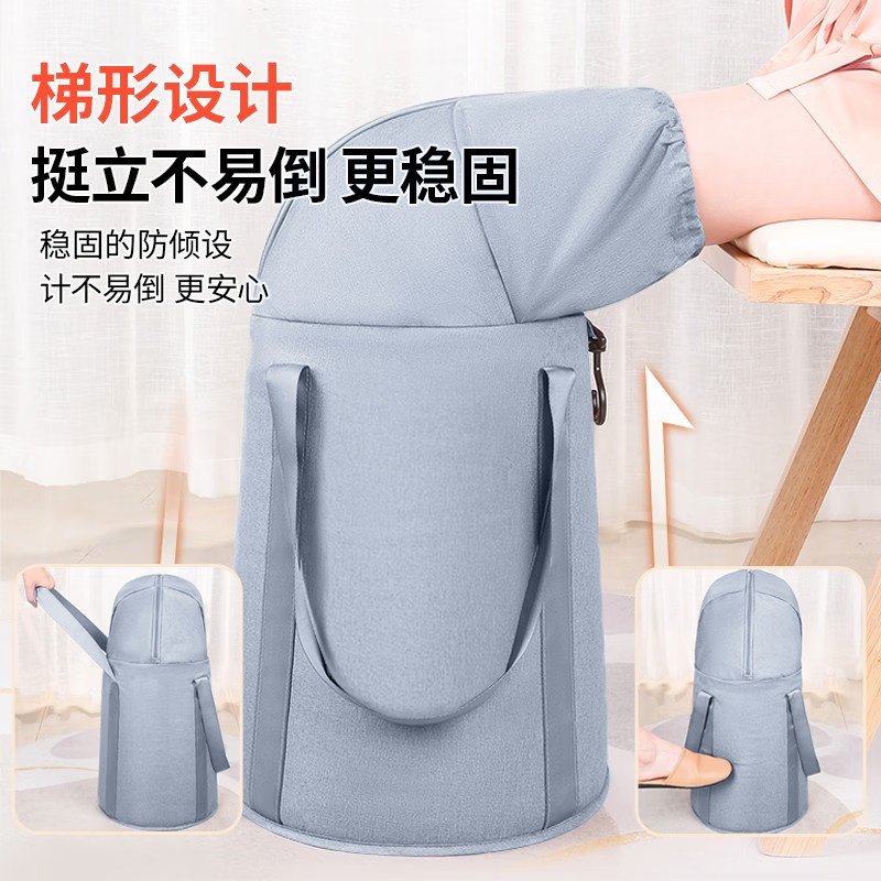 养生泡脚桶过小腿家用泡脚袋可折叠便携式洗脚盆加厚保温足浴加高,淘宝优惠券,粉丝福利购,淘宝优惠卷