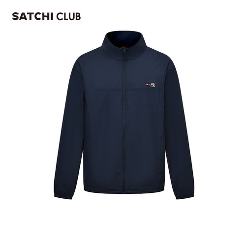 SATCHICLUB沙驰高尔夫男士夹克夏季新款立领运动休闲户外上衣外套 - 图3