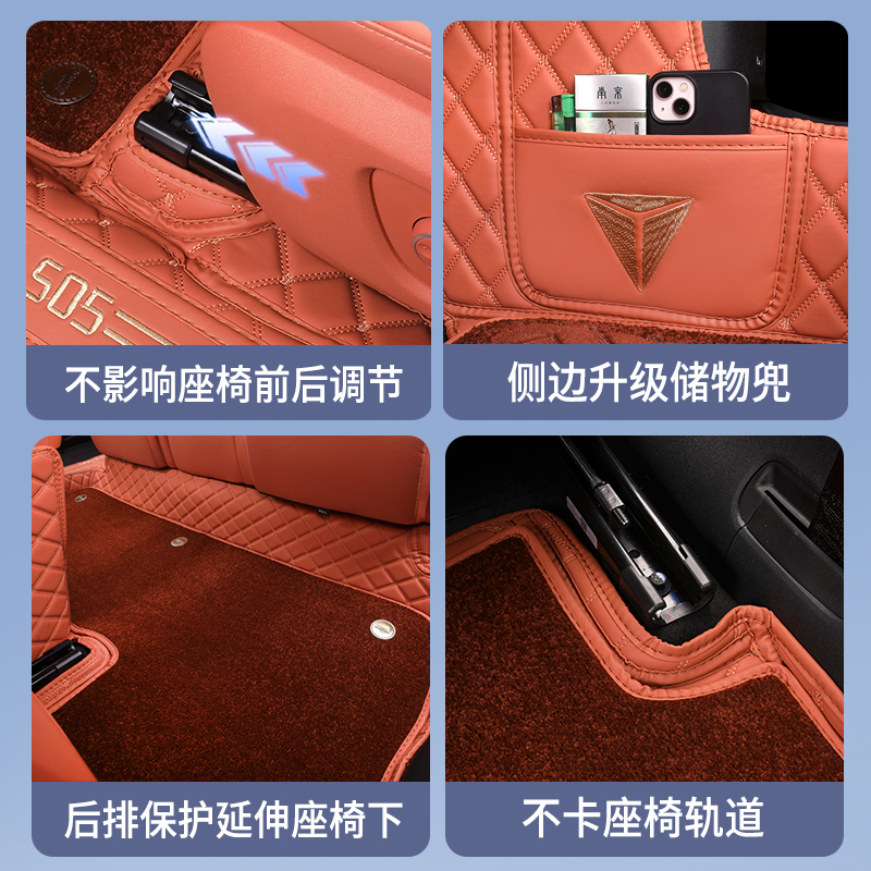 26款专用长安深蓝S05脚垫专用全包围24款深蓝s05专用全包汽车脚垫 - 图2