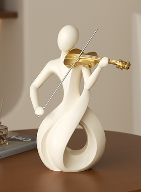音乐人抽象艺术摆件高级感软装