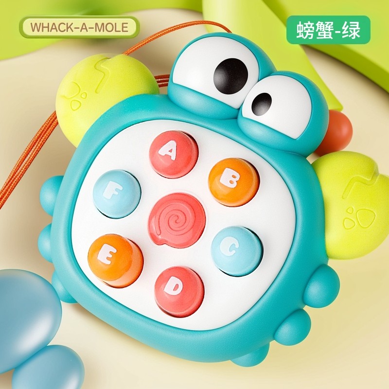 掌上迷你打地鼠按按乐婴儿早教益智宝宝手指按压0一1岁玩具幼儿童 - 图1